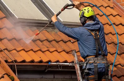 Démoussage et hydrofuge de toiture à Samoëns